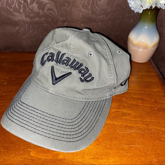 CALLAWAY Golf Odyssey RAZR Hat Cap Adjustable Embroidered Dark Green unisex - Picture 2 of 7